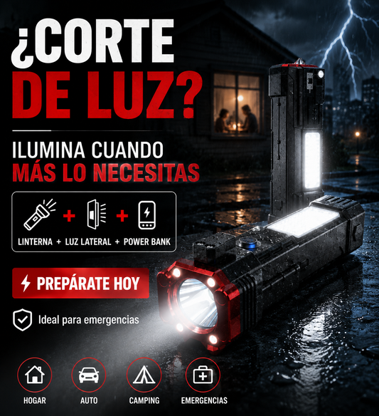 Promo 2 und. Linterna 4 en 1