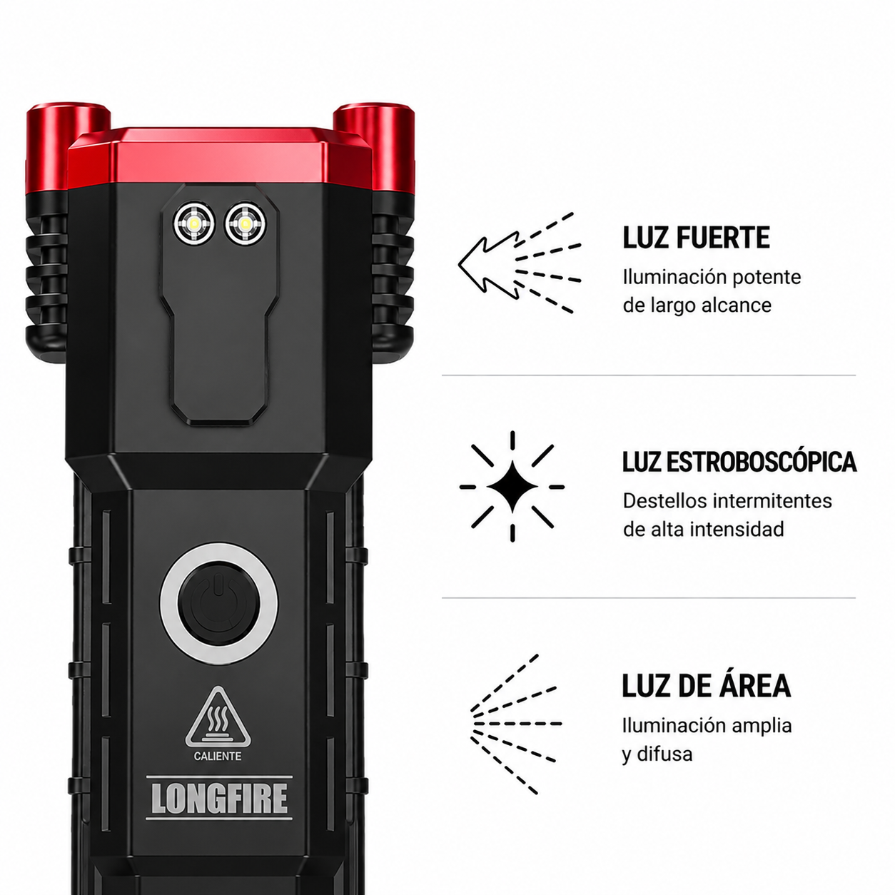 Promo 2 und. Linterna 4 en 1